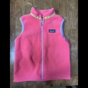 Kids Patagonia fleece vest 4T